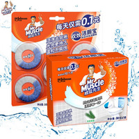 威猛先生 Mr Muscle 洁厕块 15块装 38g *15 百草清香 洁厕宝 马桶清洁 去异味