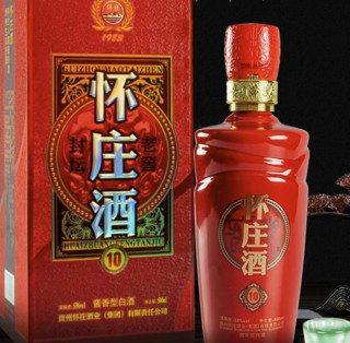 怀庄 老窖10 53%vol 酱香型白酒 500ml*6瓶 整箱装