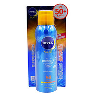 PLUS会员：NIVEA 妮维雅 冰爽透明防晒气雾 SPF50+ PA+++ 200ml