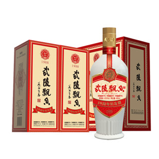 武陵酒（尊享飘香+30周年纪念版） 53%vol 酱香型白酒 500ml*8瓶 组合装（尊享飘香500ml*6瓶+30周年纪念版500ml*2瓶）