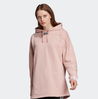 adidas Originals HOODED DRESS 女子运动卫衣 ED7448 活力粉 34