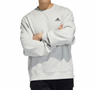 adidas 阿迪达斯 MUSINSA限定发售系列 LOGO SWEAT 男子运动卫衣 H37068 淡灰色 M