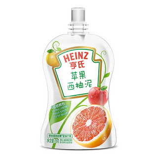 Heinz 亨氏 超金系列 果泥 3段 苹果西柚味 78g