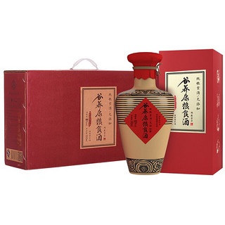 谷养康 粮食酒 陶藏壹号 52%vol 浓香型白酒 500ml*4瓶 整箱装