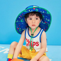 lemonkid 柠檬宝宝 儿童防紫外线沙滩帽渔夫帽