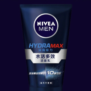 NIVEA MEN 妮维雅男士 水活多效洁面乳 100g*2