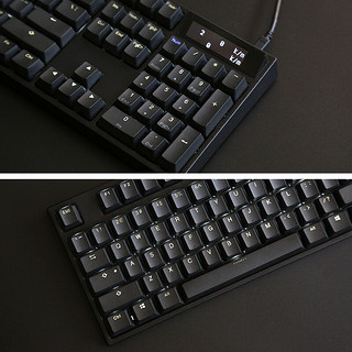 Varmilo 阿米洛 VA104C-S 104键 有线机械键盘 黑色 Cherry青轴 单光