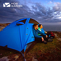 牧高笛 MOBI GARDEN帐篷冷山2air户外野营野外三人双人双层防暴雨露营装备3air(冷山3AIR墨绿印花)