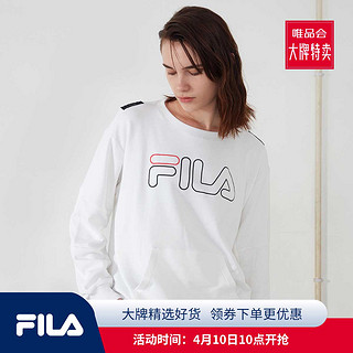 FILA 斐乐 T11W931210FWT 大LOGO卫衣