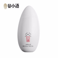谷小酒 白酒 白米粒 绵柔浓香型 45度 纯粮白酒 100ml*1瓶