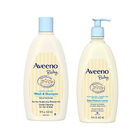 Aveeno 艾维诺 洗发沐浴露二合一 532ml +保湿润肤乳液 532ml