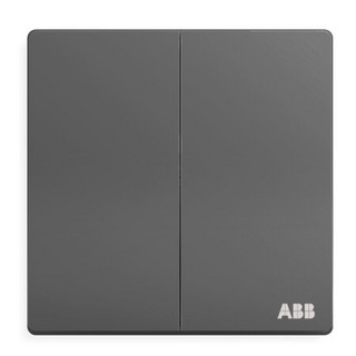 ABB 轩致系列 AF186-G 二位中途开关 灰色