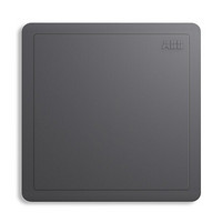 ABB开关插座面板 空白面板 明致系列 灰色 AQ504-EG