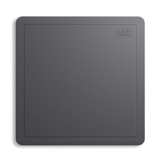ABB开关插座面板 空白面板 明致系列 灰色 AQ504-EG