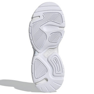 adidas NEO Boujirun 女子休闲运动鞋 FZ0565 银灰色/荧光绿 40