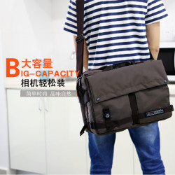 吉尼佛11106单肩摄影佳能5D4尼康D850单反相机包数码斜挎大容量男