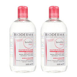 Bioderma 贝德玛 舒妍洁肤液卸妆液水(粉水) 500ml