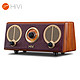 惠威（HiVi）Classical M2R 奏鸣曲 原木质复古无线便携蓝牙有源音箱FM收音机新概念迷你小音响创意礼品