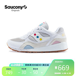 Saucony索康尼 2020年新品SHADOW 6000 男女休闲复古鞋S70535 白兰黄 42.5(US9)