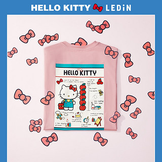 LEDIN 乐町×Hello Kitty联名款 女士T恤 CWDAA2339