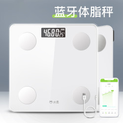 家用精准电子秤蓝牙体脂秤体质脂肪秤 体脂秤(白色)
