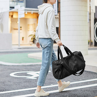 森马韩版简约短途大容量轻便行李袋健身包旅行包男女