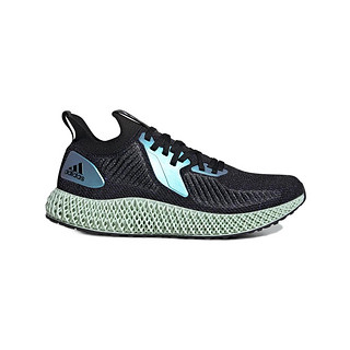 adidas 阿迪达斯 AlphaEdge 4D 中性跑鞋 FV6106 黑色/炫蓝 49