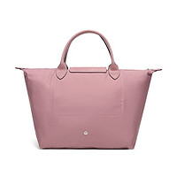 LONGCHAMP 珑骧 Le Pliage Club系列 女士手提包中号 L1623619P44 粉色/复古粉色