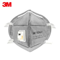 3m 9541v活性炭口罩9542v防pm2.5雾霾男女透气防尘工业粉尘防毒异
