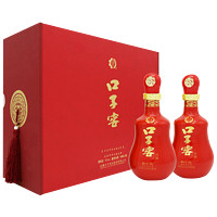 88VIP：口子窖 二十年型41度兼香型白酒500ML*2瓶粮食酒商务婚宴请送礼