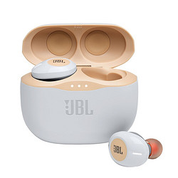 JBL 杰宝 TUNE125TWS 升级版 入耳式真无线蓝牙耳机 香槟金