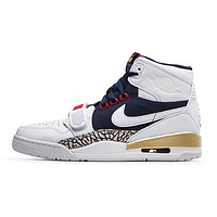 AIR JORDAN Air Jordan Legacy 312 男子篮球鞋 AV3922-101 白/蓝/金 42.5