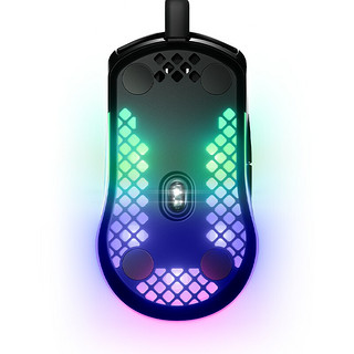 Steelseries 赛睿 Aerox 3 有线鼠标 8500DPI RGB 黑色