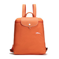 LONGCHAMP 珑骧 Le Pliage系列 女士织物可折叠双肩背包 1699 619 P34 橙色 中号