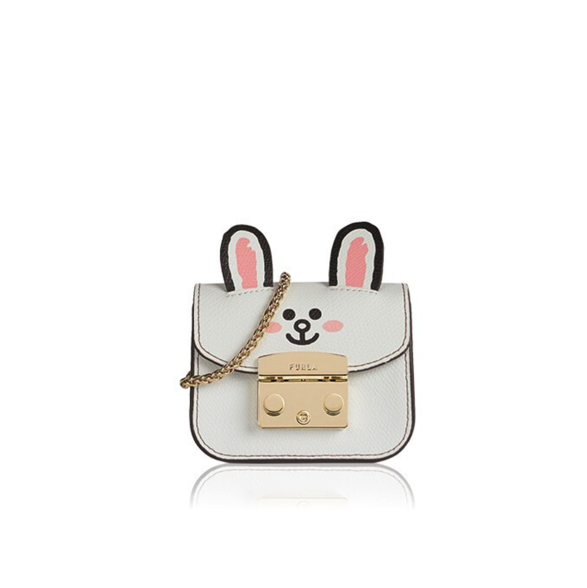 FURLA 芙拉 LINE FRIENDS胶囊系列 女士微型链条斜挎包 WE00174-1790-329