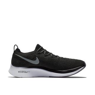 NIKE 耐克 Zoom Fly Flyknit 男子跑鞋 AR4561-001 黑/灰勾 42.5