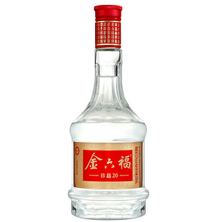 金六福 珍品20 52%vol 浓香型白酒 500ml*6瓶 整箱装