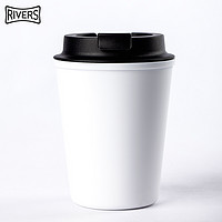 Rivers sleek日本水杯便携随手杯随行杯咖啡杯 sleek白色