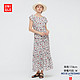 优衣库 女装打褶长裙(半身裙)438500 UNIQLO