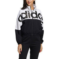 adidas NEO W ICONS CE+ TOP 女子运动夹克 GP5425 白色/黑色 M