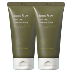 innisfree 悦诗风吟 橄榄油泡沫洁面乳 150ml*2