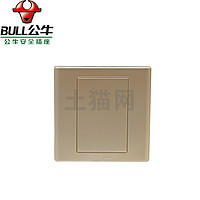 BULL 公牛 空白面板 86型墙壁空白面板 金色 G06B1011-(G06B1011-G)/1只