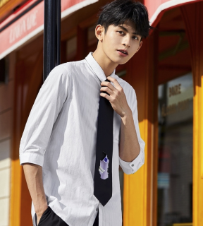 Semir 森马 13B020191242 男士条纹衬衫