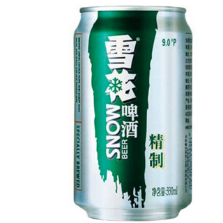 SNOWBEER 雪花 精制啤酒 330ml*2罐