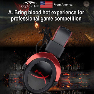 Hyper x Cloud II Professional Gaming Headset With Mic for La