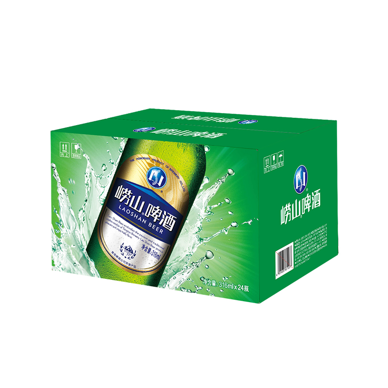 laoshan 崂山矿泉 精品 啤酒 316ml*24瓶