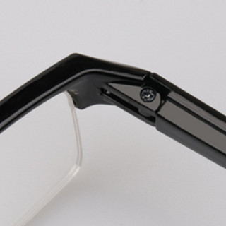伦克巴吉 WYM850 亮黑色PC眼镜框+防蓝光镜片 近视150度