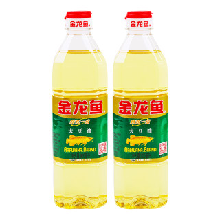 金龙鱼精炼一级大豆油900ml2瓶