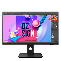 IPASON 攀升 E281UA 28英寸 IPS FreeSync 显示器(3840×2160、60Hz、90%DCI-P3、HDR10）