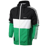 adidas Originals Disney高飞联名款 男子运动夹克 GP6480 黑色/绿 S